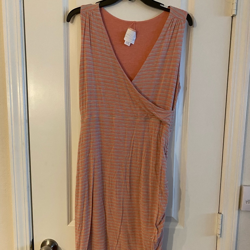 Athleta reversible dress, orange